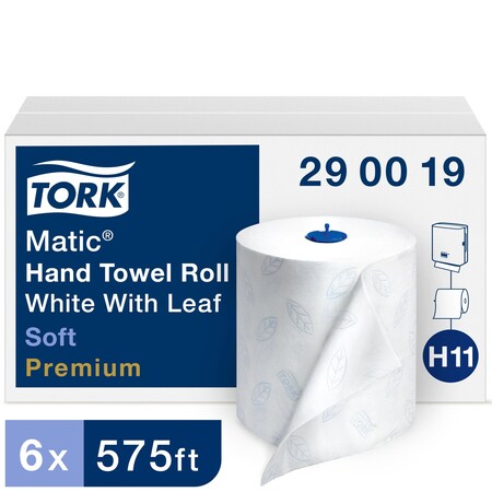 Tork 2 Ply, White, 6 PK 290019